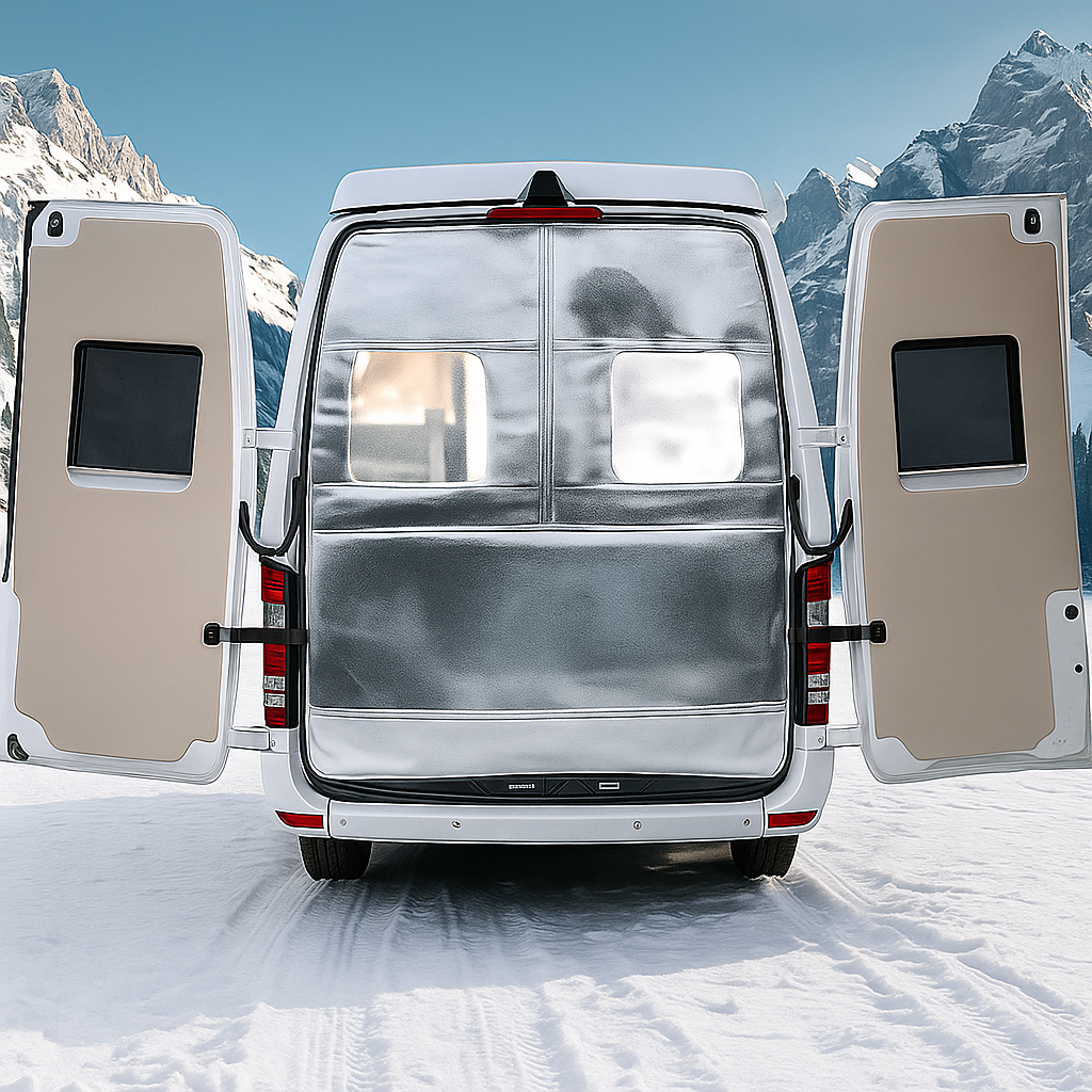 HYMERCAR / HYMER CAMPER VAN Thermoisolierung klappbar für Hecktüren Mercedes