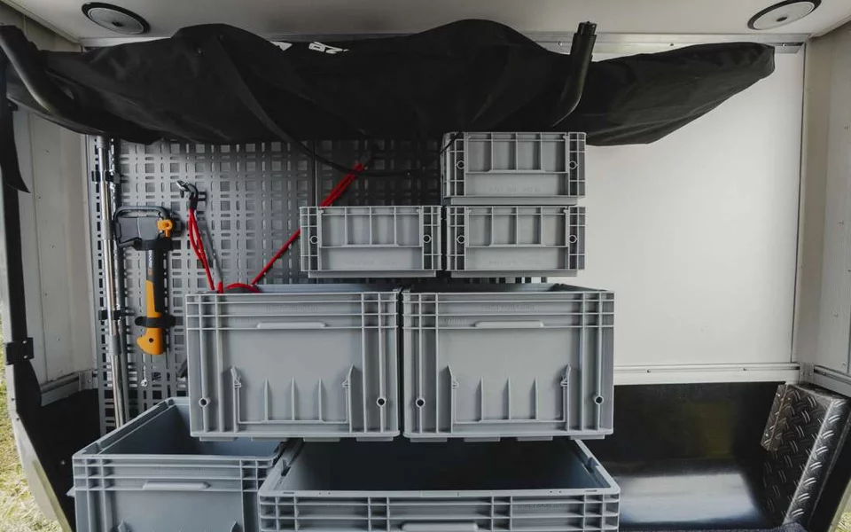 HYMER Stauraumsystem Transportboxen