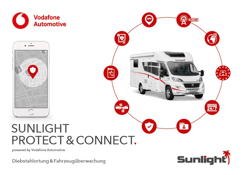 Sunlight Protect & Connect - Diebstahlortung & Fahrzeugüberwachung