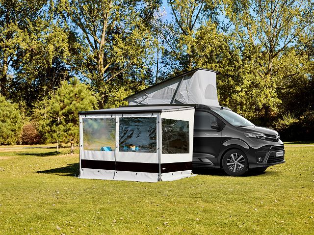 CROSSCAMP / Globevan Vorzelt Rain Blocker Set für Thule Markise