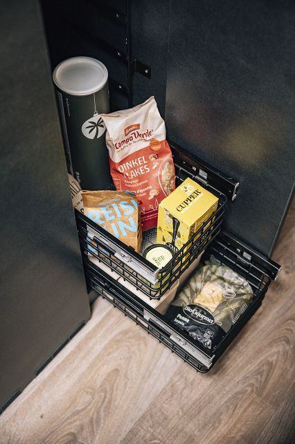 Sunlight Kastenwagen Küchenauszug inkl. zwei Drahtkörben und Antirutschmatten 