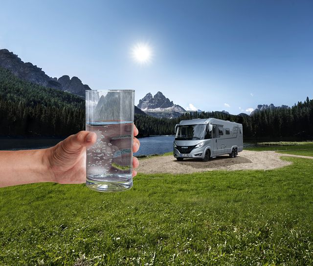 HYMERCAR / HYMER CAMPER VAN Wasserfilter clearliQ travel, powered by Grünbeck