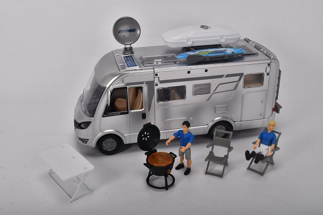 HYMER Modellauto Spielmobil / Camper Set B-Klasse Modern Comfort