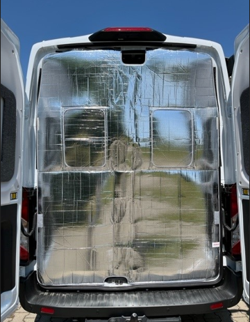 Dethleffs Thermoisolierung klappbar f.Hecktüren Camper Van (FORD Transit)