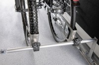 Bike Carrier Verbaut mit Radschalenhalterung und Fahrrädern